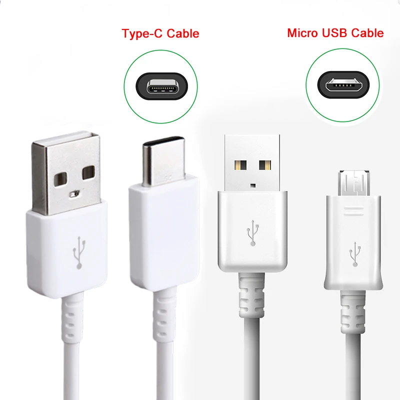 Автомобильное зарядное устройство Samsung note 10 plus быстрая зарядка кабель Micro USB Type C