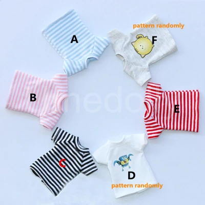T-shirts E Новинка 1/6 кукольная одежда комбинезон в горох комбинезон для Blyth, Licca, Pullip, кукла Middle Blyth одежда аксессуары - Цвет: T-shirts E