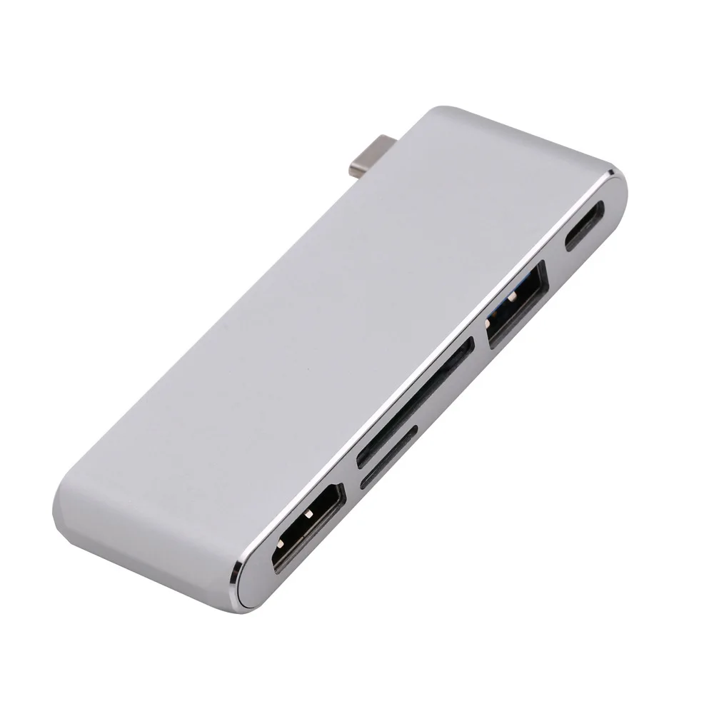 USB-C к HDMI адаптер Thunderbolt 3 usb type C концентратор подключающийся аппаратный ключ с PD TF