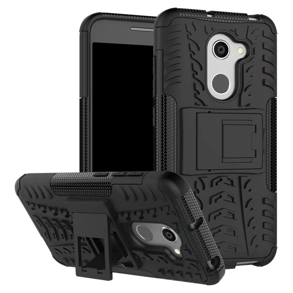 Aiglat чехол для Alcatel A3 случае 5.0 дюймов Гибридный Подставки Dazzle Жесткий PC + TPU 2 в 1