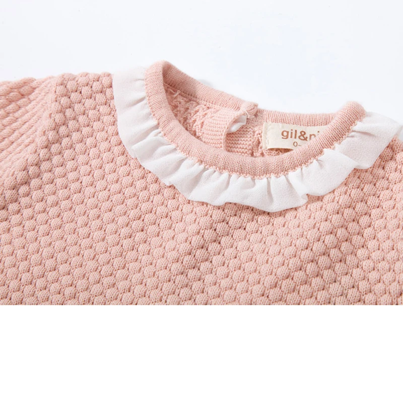 Autumn Spring Toddler Baby Set Knitted Newborn Clothes Girls Boys Clothing Sweater + Shorts 2 pcs Outfits Ruffle | Детская одежда и