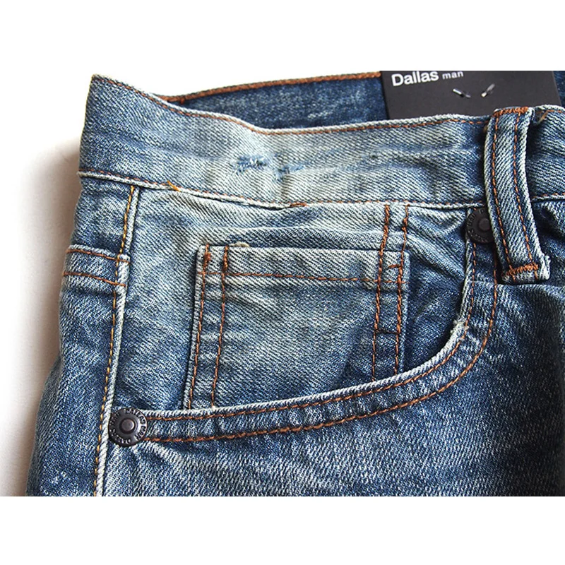 2017 известный высокое качество джинсы мужчины марка мода твердые тонкий fit