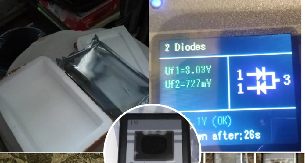 Транзистор тестер Цифровой мультиметр Esr метр Multimetro Mosfet полупроводниковый радиосхемы мультиметры многоцелевой