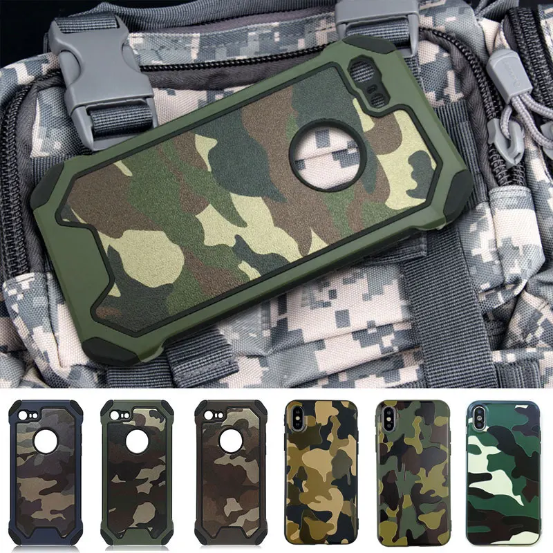 HereCase армейский камуфляжный чехол с рисунком для iphone X 7 6 6S 8 Plus XR XS MAX Защитные чехлы
