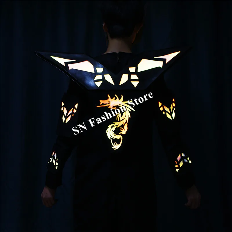 TC 183 программируемые светодиодные костюмы для бальных танцев роботов мужские