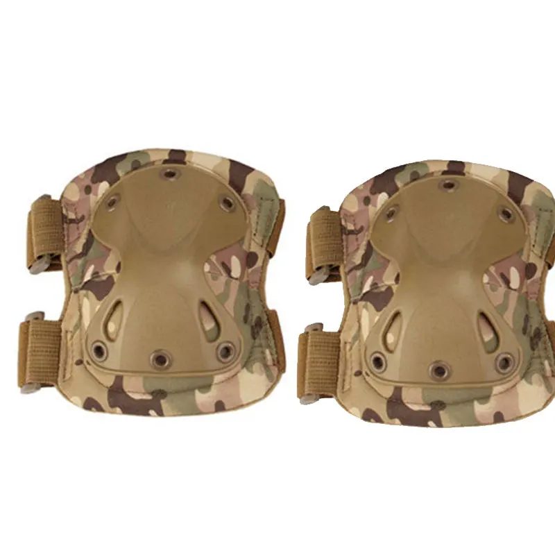 Kneepads Военные наколенники налокотники Тактические страйкбол Пейнтбол боевые охотничьи скейты самокаты спортивные защитные наколенники снаряжение - Цвет: Kneepads