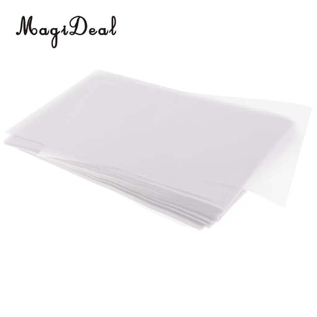 MagiDeal 200 шт. 63gsm Clear Прозрачный отслеживания Бумага листы для рисования 15x10 см для Скрапбукинг карты искусству изготовления Бумага Декор