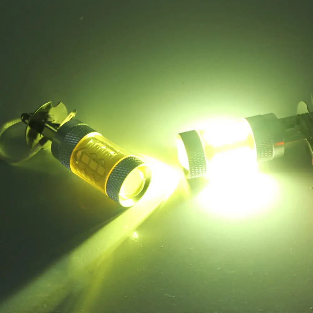 2X H7 H4 H1 H8 H11 9005 9006 H16 H3 LED 21SMD 3030 чип di 6000k 1200LM Luminoso Eccellente Bianco Nebbia Luci Guida Lampade|Передние