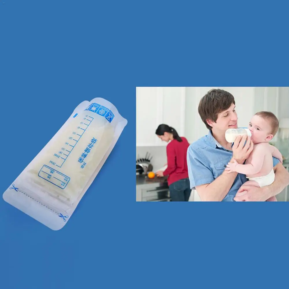 30 шт./пакет, 250 мл, молочный продукт Морозилка для грудного молока, пакеты для безопасного кормления, герметичный пакет, одноразовые контейнеры для морозилки