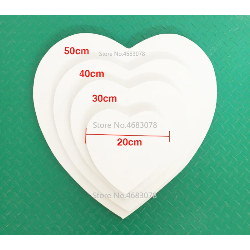 5 шт. деревянная рама в форме сердца для профессионального художника|Холст