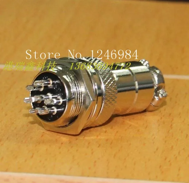 [SA] разъем авиационного разъема M16 Круглый семь ядер отверстие 125V4A 50 шт./лот|lot|lot