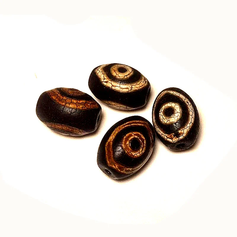 Tibet FengShui Agate Dzi Bead старого тибетского типа 1 шт./лот 12*16 мм крючок для денег 2 глаза