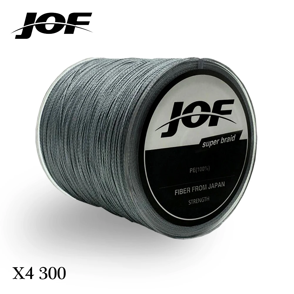 Оригинал JOF 4 нити 300 м бренд супер сильная Япония многонитевая PE плетеная