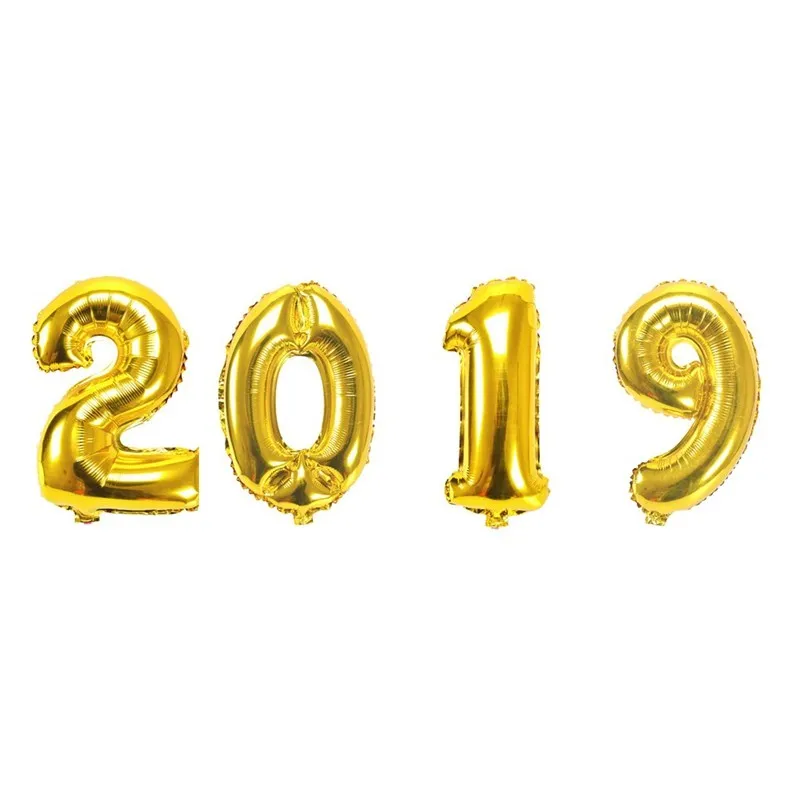 Hoomall 2019 16 дюймов номер фольга Воздушные шары из алюминиевой фольги Гелий Надувные