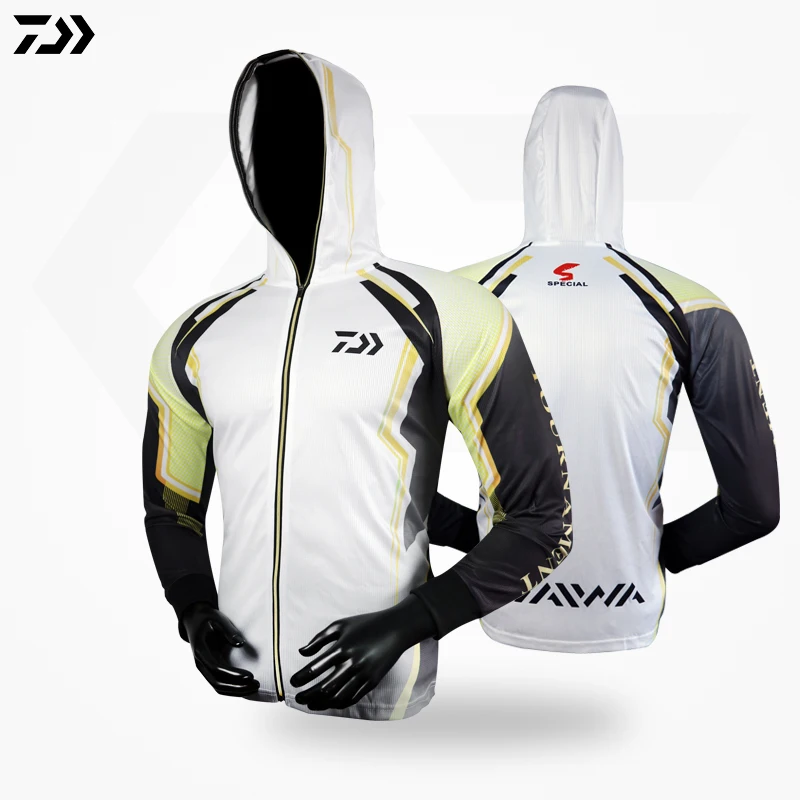 DAIWA одежда рубашка 2018 Рыбалка Костюмы дышащий солнцезащитный крем Для мужчин