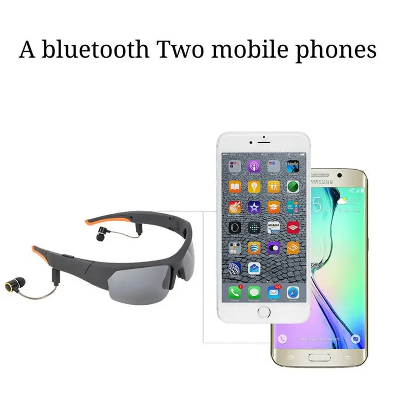 Стерео гарнитура Bluetooth очки наушники для верховой езды спортивные