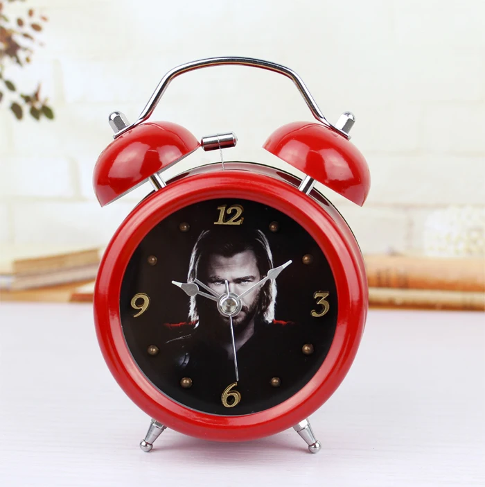 Мода творческой 3D стереоскопический фильм герой тор металл цифровой будильники