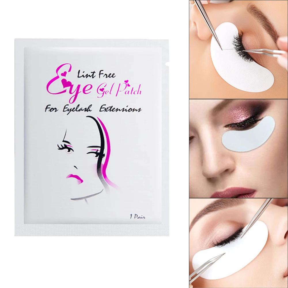 500 пар бумаги для наращивания ресниц накладки под глаза патчи маска глаз салона