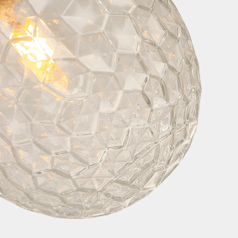 

Nordic aisle chandelier corridor balcony entrance porch creative personality glass pineapple lighting lamps