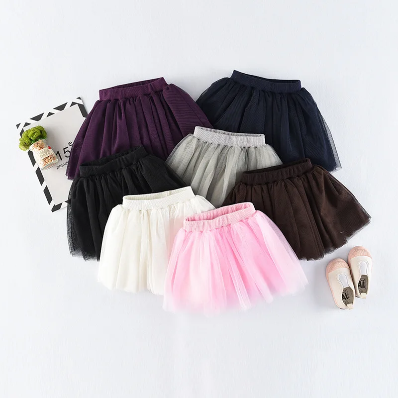 Юбка-пачка летняя плиссированная для девочек на возраст 1-7 лет 9 цветов | Мать и