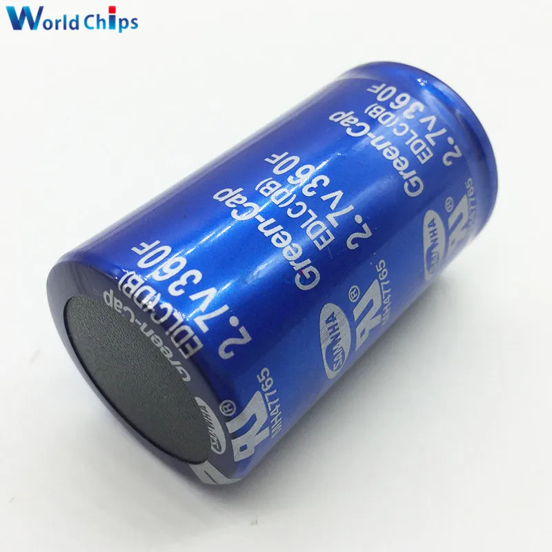 2 7 в 360F 60*35 мм супер фарад конденсатор 2.7V360F 60x35 низкая ESR высокочастотный Ultracapacitor