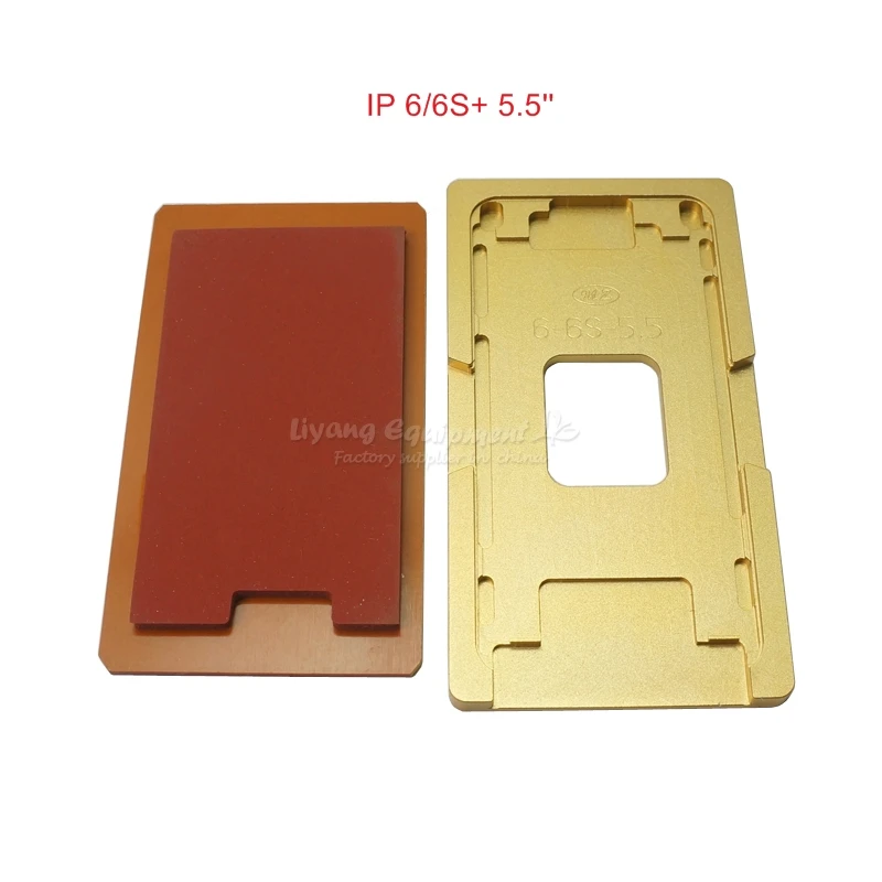 OCA align location metal Mould For iPhone 5/6/6S/7/7Plus/8/8Plus/X front glass with frame silicon laminate mat mould | Инструменты