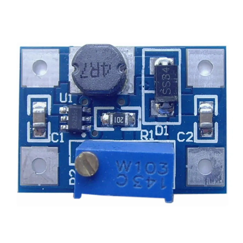 Высокий ток 2A DC SX1308 регулируемый Повышающий Модуль источника питания|power adjuster|power