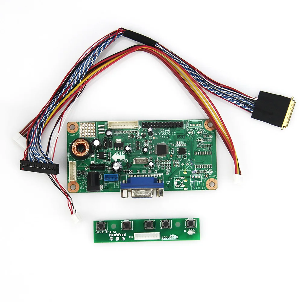 

M.RT2270 LCD/LED Controller Driver Board(VGA) For N164HGE-L12 LP156WF1-TLC1 B156HW01 LVDS Monitor Reuse Laptop 1920x1080