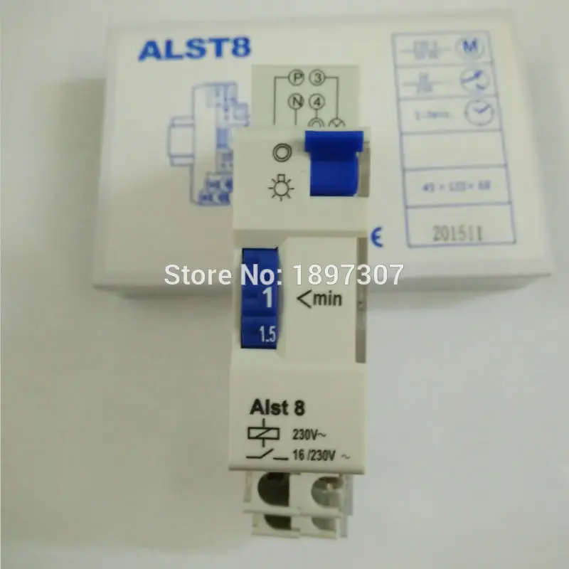 ALST8 7 Minunutes таймер на din рейке 16A 230 В переключатель времени|timer switch time|switch timerswitch |