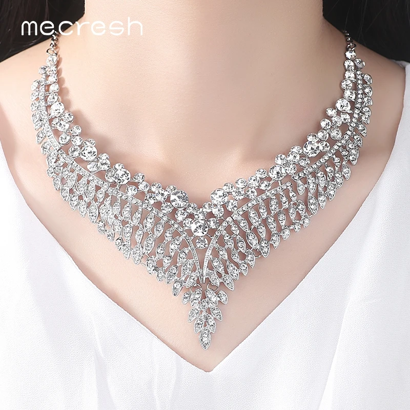 Mecresh лист Африканский Свадебный комплекты украшений для женщин большой