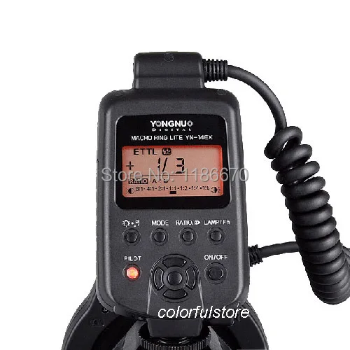 Кольцевая вспышка YongNuo для цифровой зеркальной камеры Canon макро YN14EX 14 YN14 EX TTL с