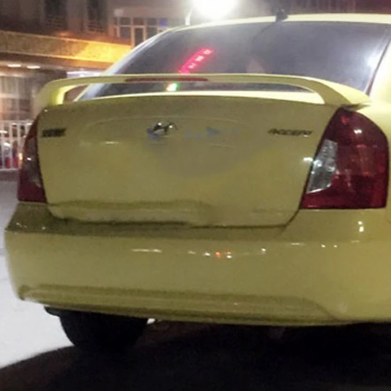 Задний спойлер для Hyundai Accent АБС пластик цветной задний 2008 2013|rear spoiler|car rear wingrear wing |