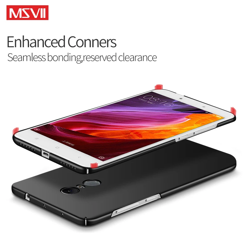 Msvii Case for Xiaomi Redmi Note 4 4X Pro Cover Luxury Thin Full Protection Back |