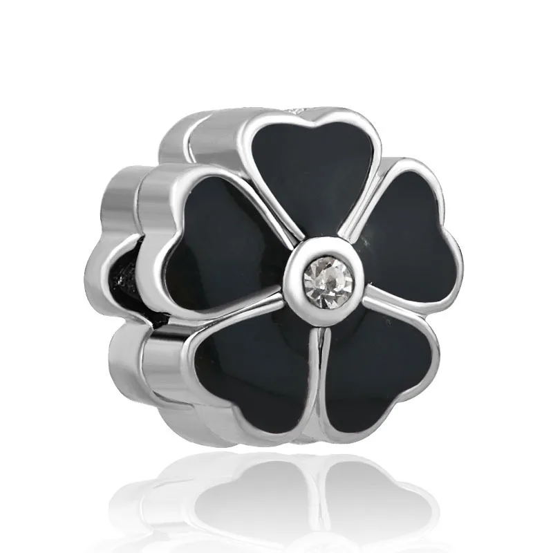 Новые оригинальные бусины сплав Примула зажим стопор шарм подходит для браслета