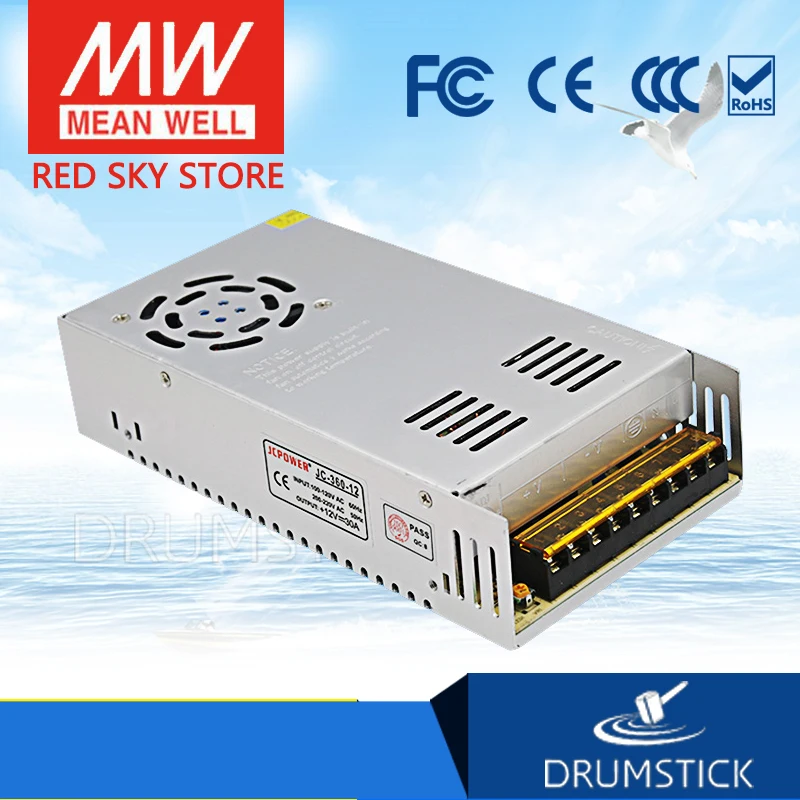 12V30A 360 Вт JC 12 СВЕТОДИОДНЫЙ Прибор для мониторинга импульсный источник питания 3D