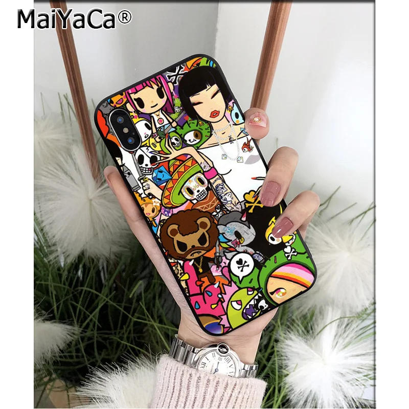 Силиконовый чехол MaiYaCa для iPhone 6S 6plus 7 7plus 8 8Plus X Xs MAX 5 5S XR|Чехлы-накладки| |