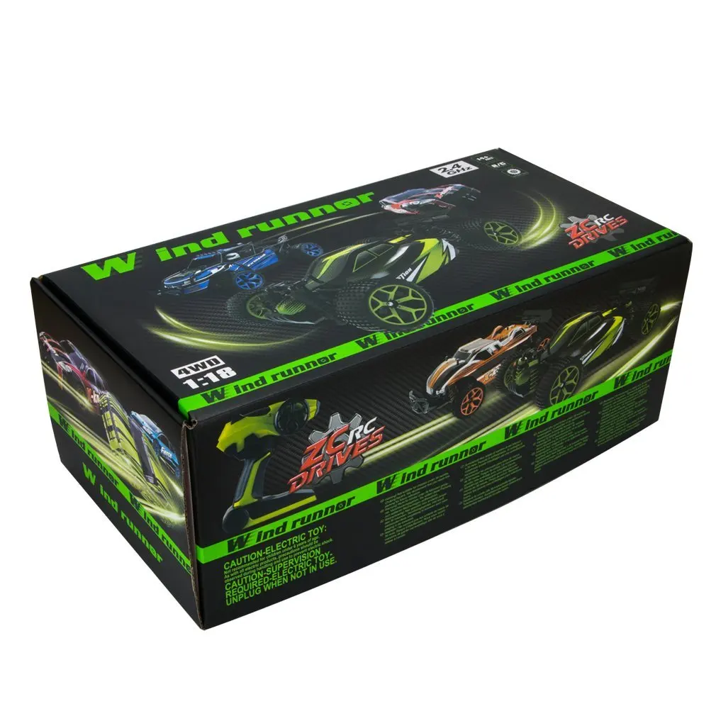 RC грузовик 1/18 масштаба Электрический 2 4 ГГц 4WD высокое Скорость багги игрушки