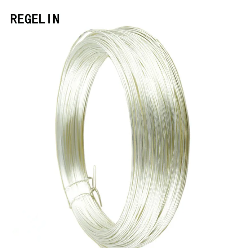 REGELIN 1 м/лот твердая искусственная серебряная проволока Бисероплетение ювелирные