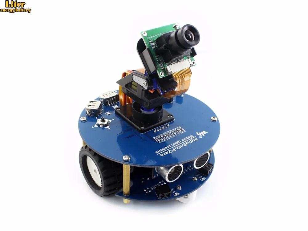 Комплект для сборки робота конструктора stickot2 Raspberry Pi Zero/Zero W (no Pi) + Ультразвуковой