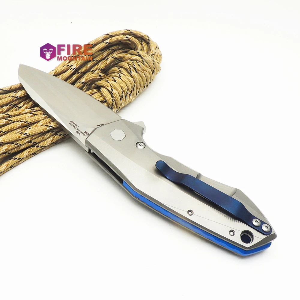 Складные ножи BMT ZT 0456 для кемпинга лезвие CTS 204P титановая ручка шарикоподшипник