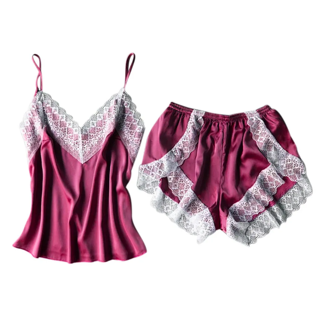 2019 летняя стильная модная Сексуальная кружевная одежда для сна женское белье