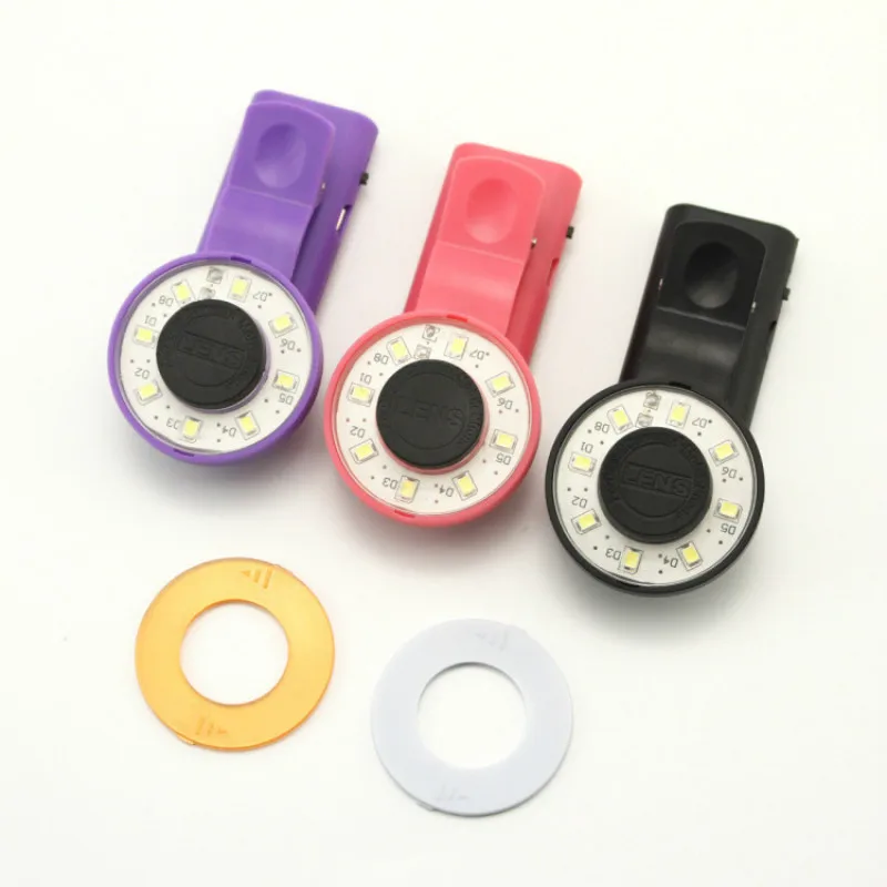 Горячая новинка универсальная вспышка для телефона мини смартфон клип селфи