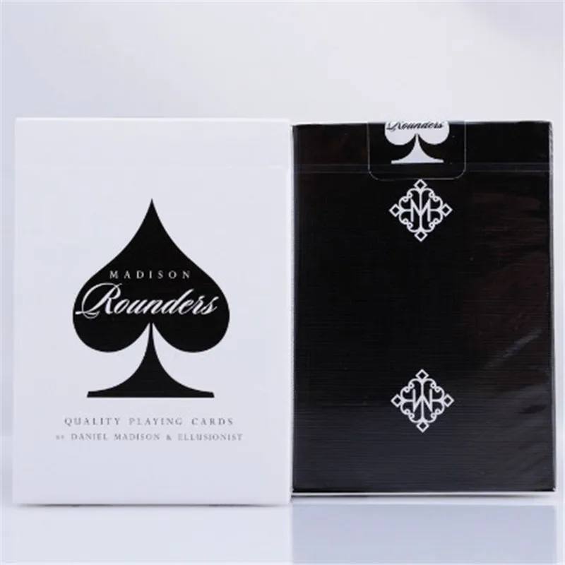 

Black Madison Rounders Black Deck By Daniel Madison And Ellusionist Varied Magic Accessories,Mentalism Tricks,Stage Magic