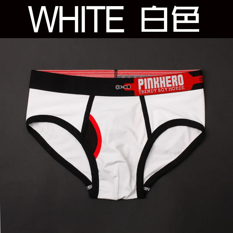 Трусы мужские с бандажом хлопковые брифы нижнее белье пикантные Трусы-слипы