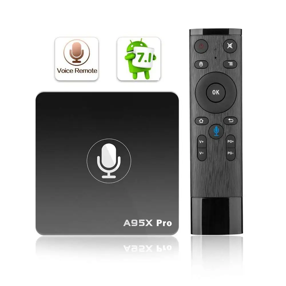 2018 медиаплеер Google Android 7 1 ТВ Box Amlogic Quad-core 2 ГБ Оперативная память 16 Встроенная 4 К UHD