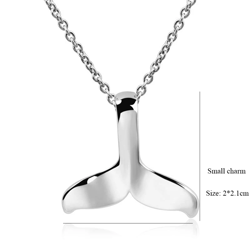 ISINYEE Fashion Little Mermaid Pendant Chain Nekclace For Women Party Nnimal Jewelry Silver Inspirational Necklaces Jewellery | Украшения и