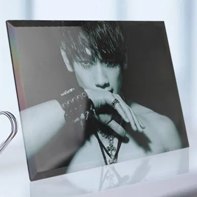 10-дюймовая шпилька для льда Оскар Кристалл Стеклянная фоторамка/креативность в