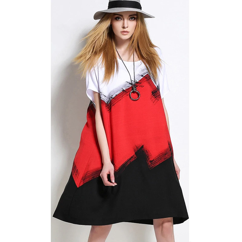 Новое Женское свободное платье летняя женская одежда 2018 модные платья desigual