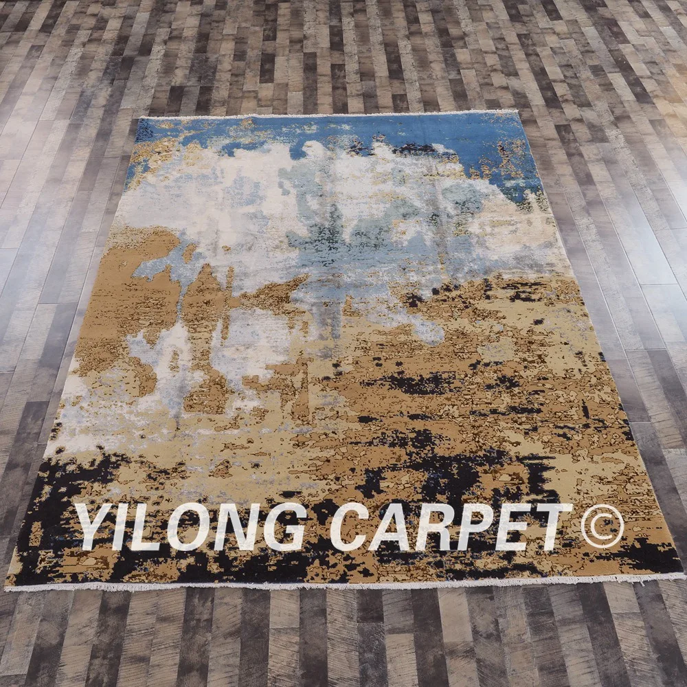 YILONG 8 3 &quotx 10&quot классический ковер из китайской шерсти шерстяной в стиле East WaterColor