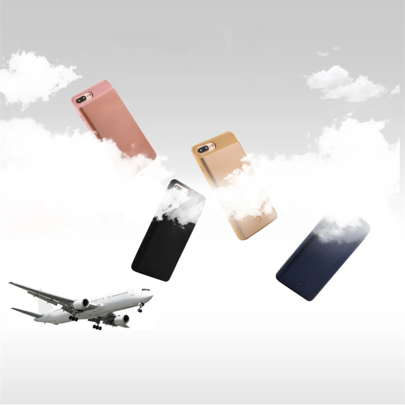 Портативный внешний аккумулятор для iPhone 8, 7, 6, 6S Plus, магнитные Чехлы для зарядки аккумуляторов, чехлы для iPhone 6, 6 S, 7, 8, чехол для внешнего зарядного устройства